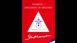 Karlheinz Stockhausen  InvasionExplosion mit Abschied [upl. by Sueaddaht]