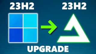 How to upgrade Windows 11 23H2 to NEW AtlasOS [upl. by Tenn116]