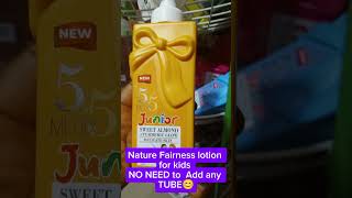 Medix 55 Junior kids brightening lotion for all skin types youtubeshorts skincare [upl. by Acisej39]