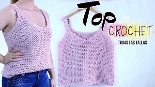 TOP CROCHET Paso a Paso PUNTO V  PRINCIPIANTES [upl. by Notak]