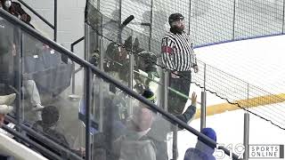 Under 18 Hockey Single A  New Hamburg Huskies vs Hespeler Shamrocks [upl. by Siesser]