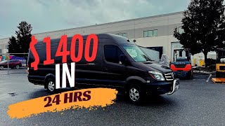 1400 in 24hrs  Sprinter Van Expediting Business [upl. by Cami]