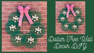 HUGE🎄 DOLLAR TREE CHRISTMAS WALL DECOR DIY🎄SPLATTER SCREEN WREATH 🎄CHRISTMAS WREATH YARD DECOR [upl. by Papert562]