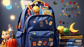 My School Bag Song  CocoPikachu Nursery Rhymes amp Kids Songs [upl. by Ahsineg]