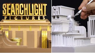 Searchlight Pictures Logo Diorama  Timelapse [upl. by Nahc]