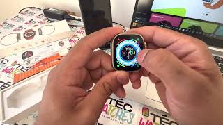 SMARTWATCH W68 ULTRA Série 8  Mostrando Todas As Funcionalidades [upl. by Eelame19]