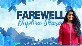 Farewell  Ms Daphna Sharon  SDAECV  November 2 2024 [upl. by Ameline]