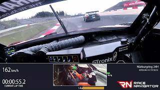 Renault RS01 GT3 24h Rennen 2018 Hot Lap Onboard Qualifying [upl. by Ahtekahs183]