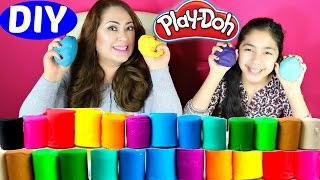 Play Doh DIY How To Make Play Doh at Home Really Easy B2cutecupcakes [upl. by Arannahs]