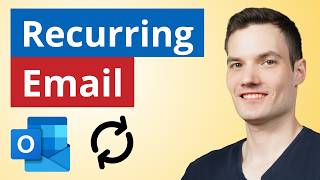 How to Send Recurring Emails in Outlook [upl. by Tnemelc]