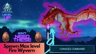 Tamed Fire Wyvern Spawn Command  Ark Survival Ascended [upl. by Moriah]