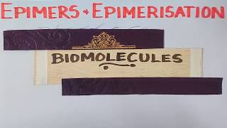 V6Epimers and epimerisationBiomolecules Vol2 Explanation in TAMIL TN 12 th STD [upl. by Ennayk730]