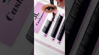 Wispy Lash Set Tutorial 😍 lashing lashextensions lasheseyelashextensions eyelashes lashartist [upl. by Antipus586]