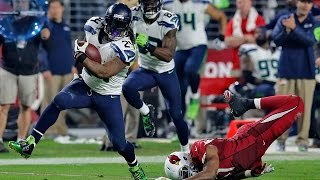 Marshawn Lynchs Does it Again Beast Quake 20  Seahawks vs Cardinals  NFL Highlights [upl. by Lawrence]