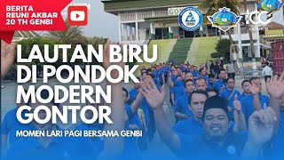 TES FISIK⁉️ FULL VIDEO LARI PAGI ALUMNI GONTOR 2004 DI GONTOR PUTRA  REUNI AKBAR GENBI AZZAVIRTIUM [upl. by Akimyt]