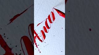 Modern calligraphy writing ✍️ cursive writing ✒️ shorts calligraphy creative viral ytshorts [upl. by Gamaliel885]