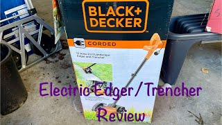 Black  Decker LE750 Corded EdgerTrencher Informal Review 👍 [upl. by Arleyne]