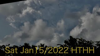 Tonga Volcanic Eruption as seen from Tonga 73 Kilometers Away [upl. by Corena]