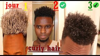 COMMENT BOUCLER SES CHEVEUX HOMME \ CURLY HAIR [upl. by Shalne]