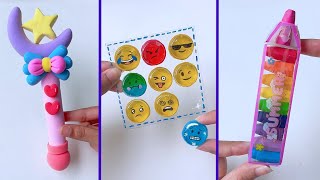 Easy craft ideas miniature craft Paper craft how to make DIYschool projectTonni art and craft [upl. by Yelnek]