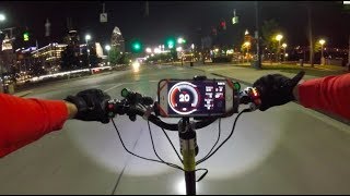 UberScoot 1600w 48v Night Ride To Downtown Best Chill Music Mix 2017 [upl. by Ferretti]