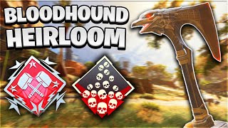 I UNLOCKED BLOODHOUNDS HEIRLOOM AND DROPPED 20 KILLS  Apex Legends Season 12 [upl. by Analla586]