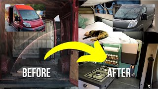 Camper Van Conversion Full Build Timelapse in 10 Mins Start to Finish [upl. by Nivla]