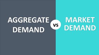 Difference between Aggregate Demand and Market Demand [upl. by Yerffoeg72]