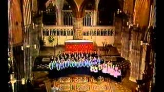 Woodroffe School Madrigal Group 1982 Exeter Cathedral Christmas [upl. by Eiramanig]