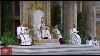 Pope Francis sits on the throne of God This is a abomination of desolation 20200125 [upl. by Marentic]