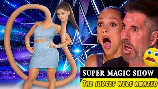 Sacred Riana Magician Surprises The Judges with Cutting Magic winning the Golden Buzzer  AGT 2024 [upl. by Piper]