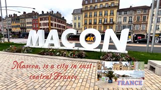 Macon France Travel City4K [upl. by Rednal]