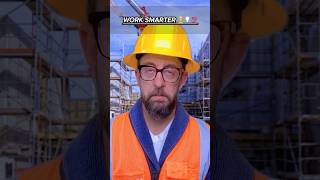 Part 33  work Smarter👷💡💯 workers work smart job construction viralvideo shorts [upl. by Notlim649]