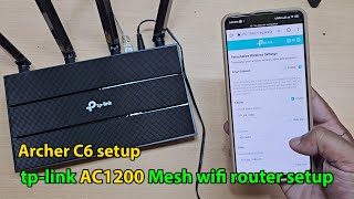 tp link ac1200 Mesh Wifi router setup [upl. by Ainesey571]