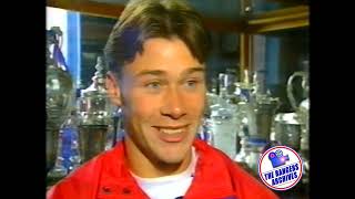 1993 Duncan Ferguson interview after signing for Rangers [upl. by Daub]