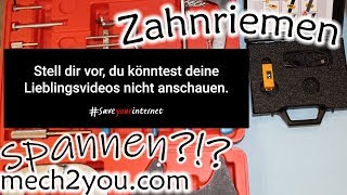 🛠️ Zahnriemenspannung messen beim Zahnriemen wechsel am Renault Clio 2 Teil 3  change timing belt [upl. by Urdna]