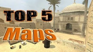 Top 5 Most Popular Maps in Counter Strike Source CSS [upl. by Lenox390]