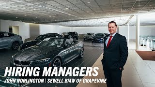 Sewell BMW of Grapevine Technician Recruiter John Norlington Talks Universal Technical Institute [upl. by Ahsieken]