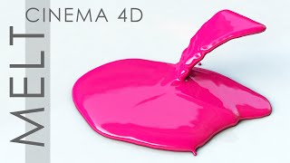 Cinema 4D RealFlow Melt Animation [upl. by Ailin]