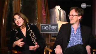 Natalia Tena amp David Thewlis talk Harry Potter [upl. by Taffy]