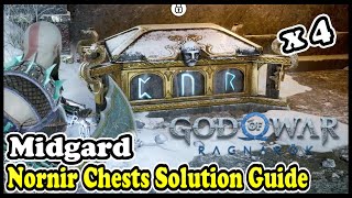 Midgard All Nornir Chests Puzzle Solution Guide God of War Ragnarök [upl. by Terpstra]