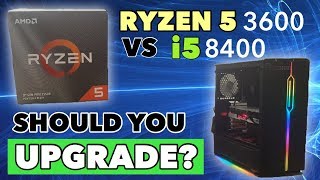 AMD Ryzen 5 3600 vs Intel Core i5 8400 Test  Should You Buy this Ryzen 5 wBenchmarks [upl. by Ahsinyd]