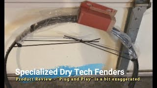 Specialized Dry Tech Fenders  Product Review [upl. by Airamas]