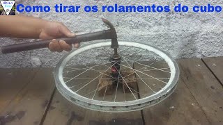 COMO TIRAR OS ROLAMENTOS DO CUBO [upl. by Fernas252]