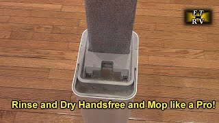 JOYMOOP Mop and Bucket with Unique Wringer and Bucket with 3 Microfiber mops Wet and Dry Use REVIEW [upl. by Amy]