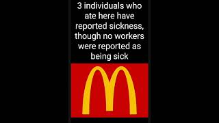 Norovirus Outbreak ⚠  iwaspoisoned iwaspoisoned shorts outbreak norovirus mcdonalds [upl. by Fante]