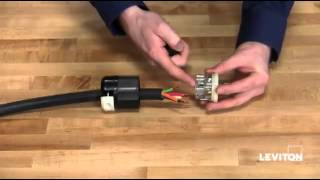 How to install a Leviton Industrial Locking Wiring Device [upl. by Florance]