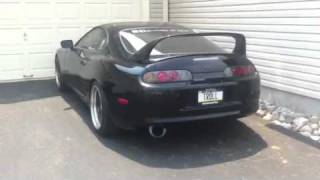 Supra Cold Start  GSC S1 Cams 67mm Turbo HKS Ti 4quot Exhau [upl. by Bueschel388]