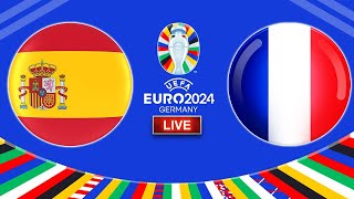 🔴 SPANIEN vs FRANKREICH LIVE  Uefa Euro 2024 SEMIFINAL  WATCHPARTY  WATCHALONG [upl. by Adnilab758]