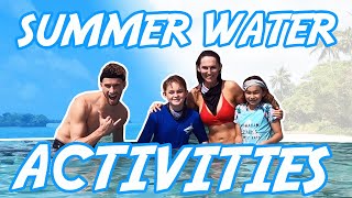 Fun Water Activities for Kids  Summer Water Fun [upl. by Enileuqaj]